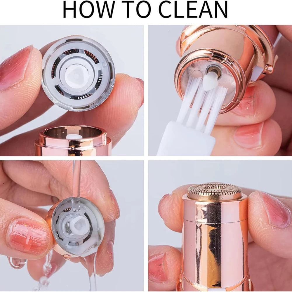 4-in-1 Facial Hair Remover for Women – Painless Electric Shaver & Epilator