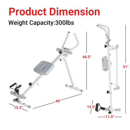 UWill 4-in-1 Ab-trainer Combined Rowing Machine
