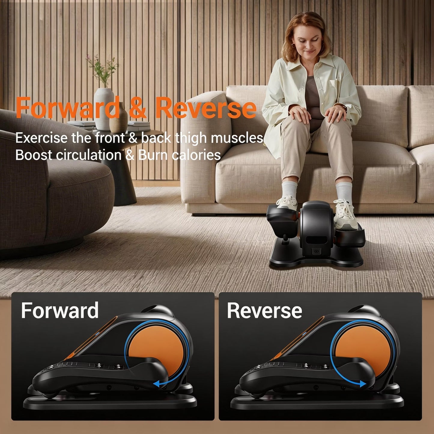 UWill U5 Under Desk Elliptical Trainer